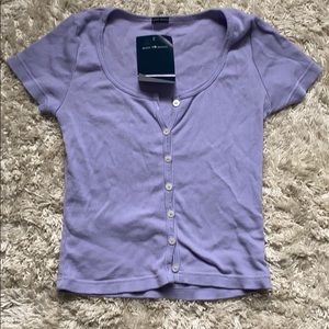 NEW brandy melville button up top